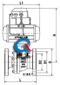 氣動(dòng)調(diào)節(jié)球閥(浮動(dòng)式閥體)