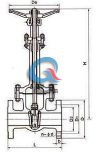 手動低溫閘閥 結(jié)構(gòu)尺寸圖